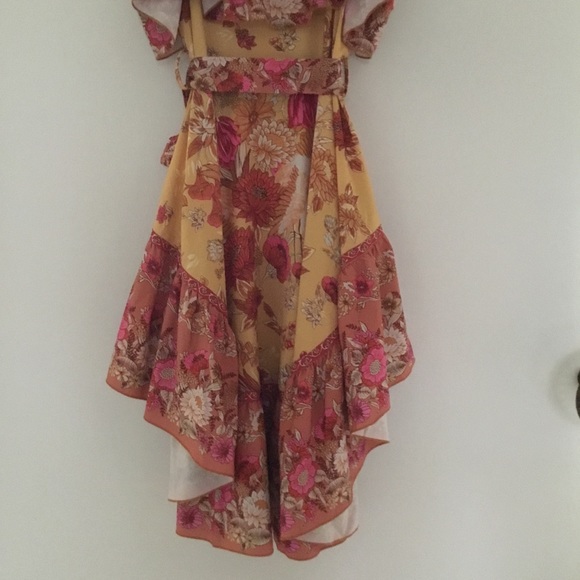 Lucky Leaves Brand Floral Ruffle Printed Dress - Picture 12 of 14